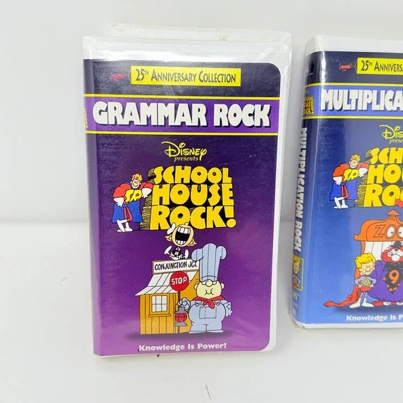 Schoolhouse‎ Rock 25th Anniversary Collection VHS Grammar America Multiplication - Picture 8 of 8